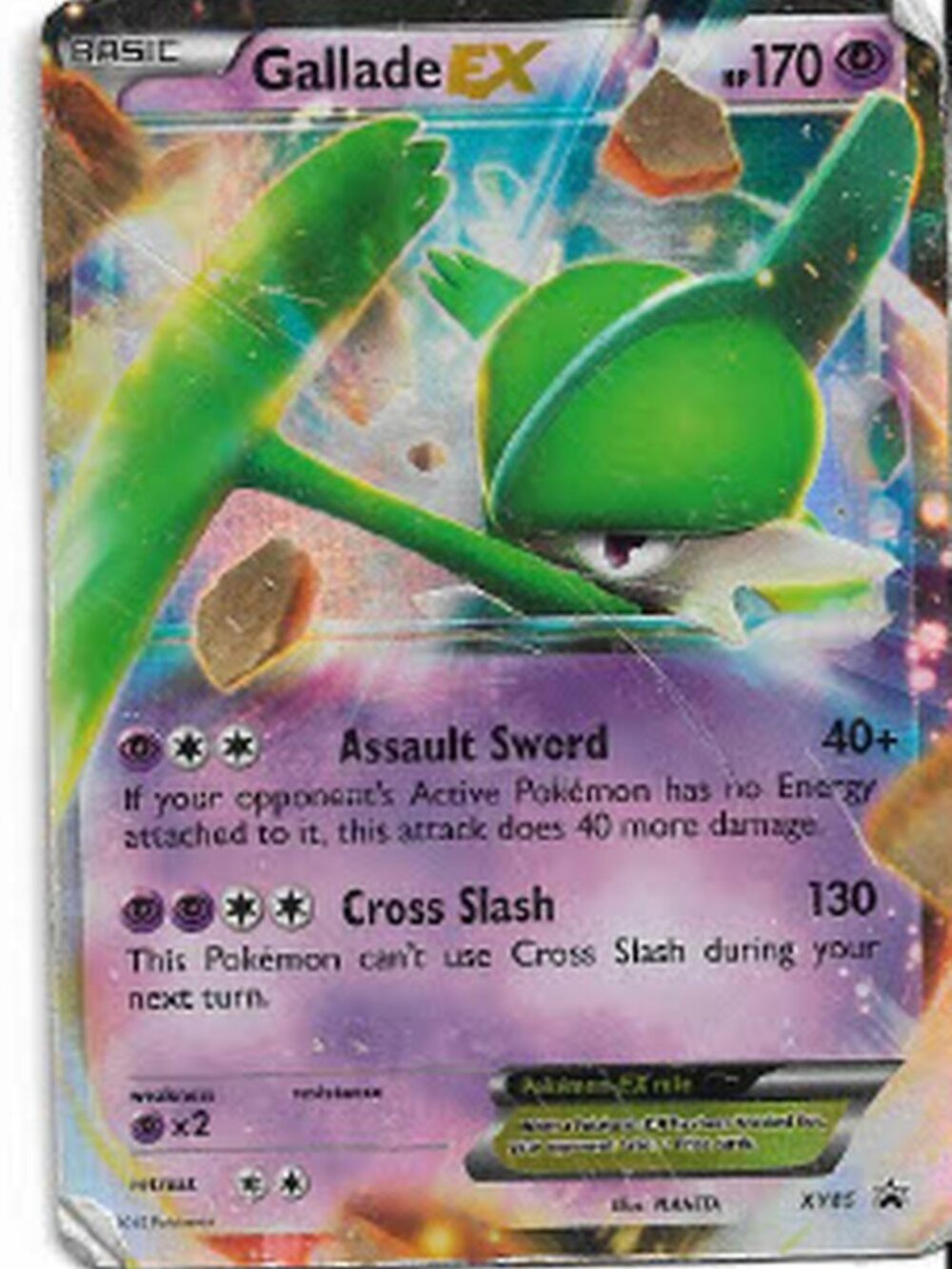 Pokemon Gallade-EX XY45 XY Promo Holo DMG